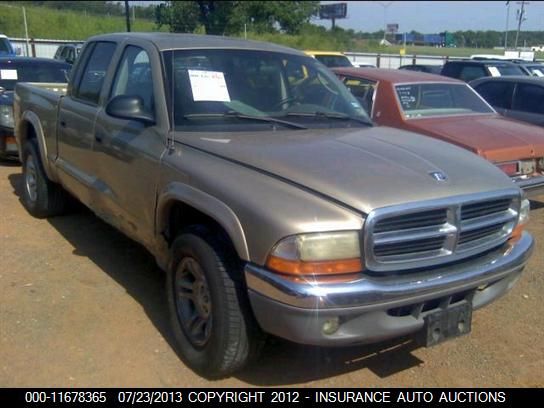 2003 Dodge Dakota Quad Cab Slt VIN: 1D7HL48N33S101954 Lot: 11678365