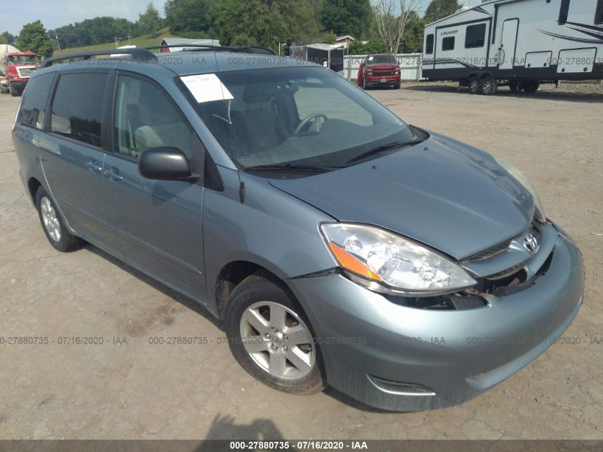 2010 Toyota Sienna Ce/Le VIN: 5TDKK4CC7AS302884 Lot: 27880735