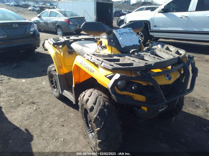 2015 Can-Am Outlander 800R Xt/800R Xt-P VIN: 3JBLKAN26FJ000618 Lot: 35791590