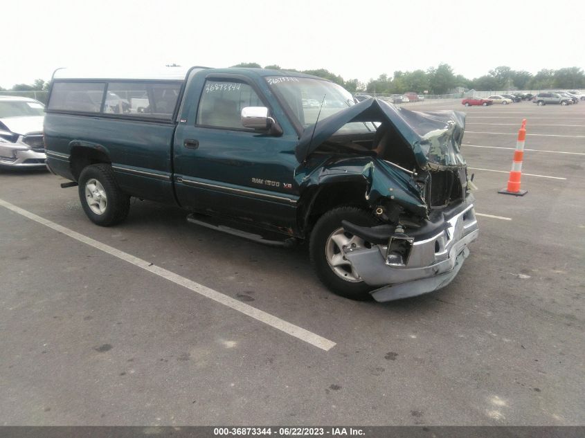 1996 Dodge Ram 1500 VIN: 1B7HC16Y7TS704346 Lot: 36873344