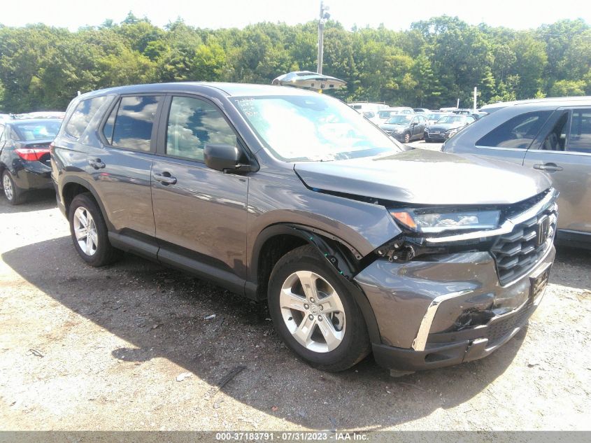 2023 Honda Pilot Awd Lx VIN: 5FNYG1H28PB034399 Lot: 37183791