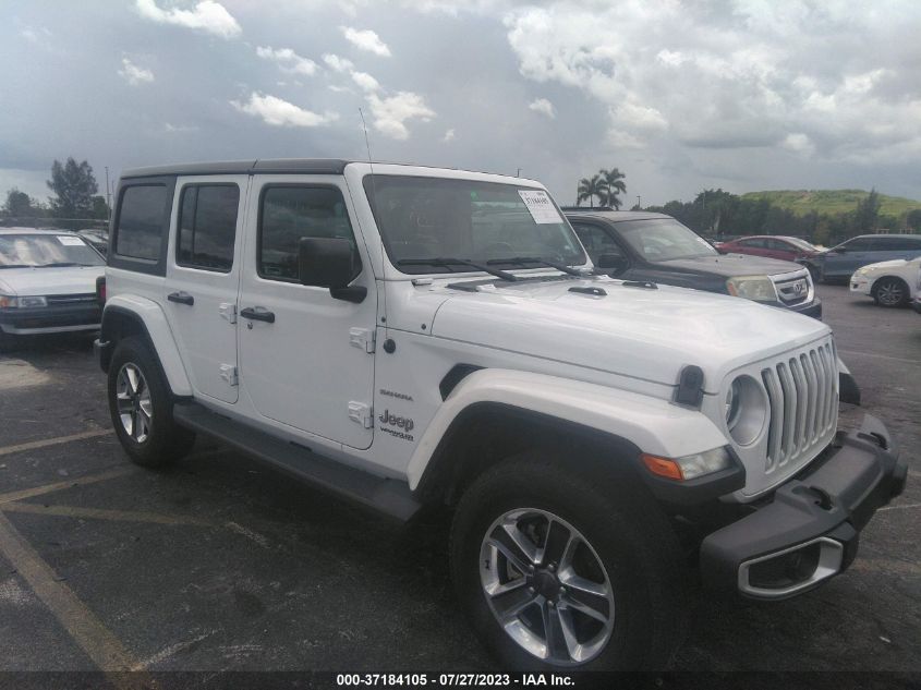 2021 Jeep Wrangler Unlimited Sahara 4X4 VIN: 1C4HJXEN8MW536100 Lot: 37184105