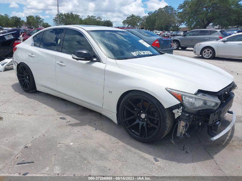 2014 Infiniti Q50 Premium VIN: JN1BV7APXEM674609 Lot: 37256955