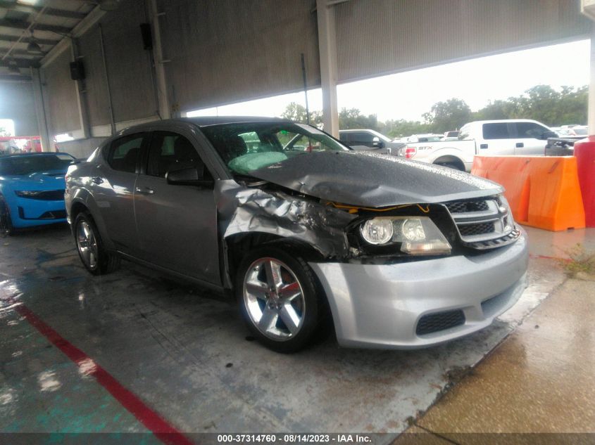 2014 Dodge Avenger Se VIN: 1C3CDZAB1EN117395 Lot: 37314760