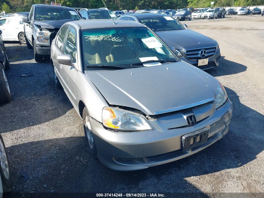 2003 Honda Civic Hybrid VIN: JHMES96633S030357 Lot: 37414248