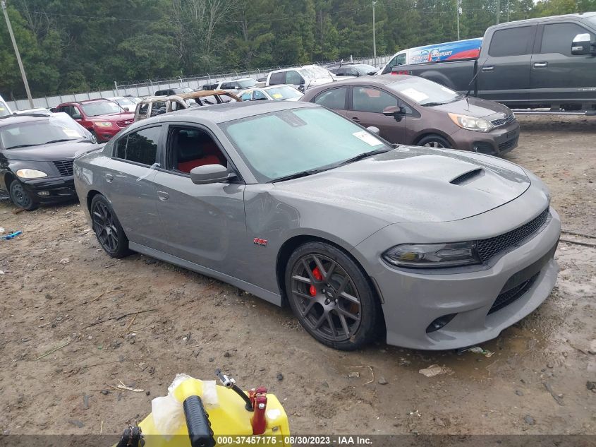 2018 Dodge Charger R/T Scat Pack Rwd VIN: 2C3CDXGJ3JH312694 Lot: 37457175