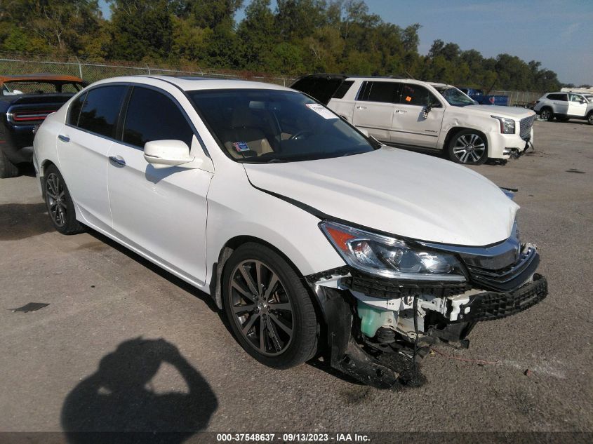 2016 Honda Accord Ex-L VIN: 1HGCR2F89GA058268 Lot: 37548637