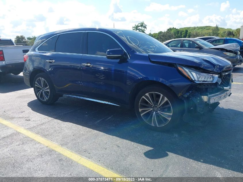 2019 Acura Mdx Tech Pkg VIN: 5J8YD3H51KL005851 Lot: 37573471