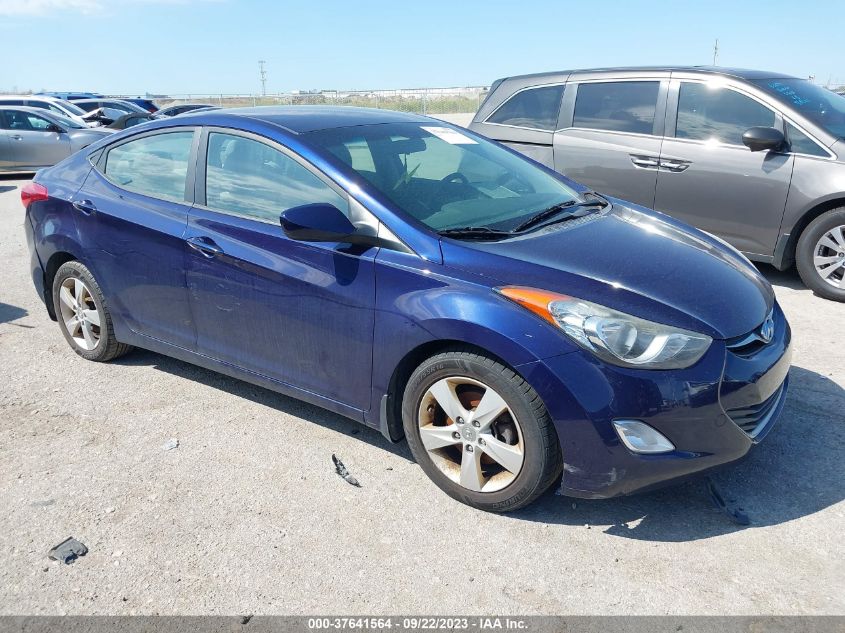 2013 Hyundai Elantra Gls VIN: 5NPDH4AE7DH402201 Lot: 37641564