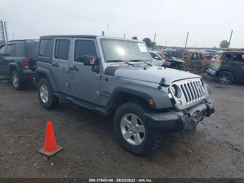 2016 Jeep Wrangler Unlimited Sport VIN: 1C4BJWDG6GL298210 Lot: 37643148