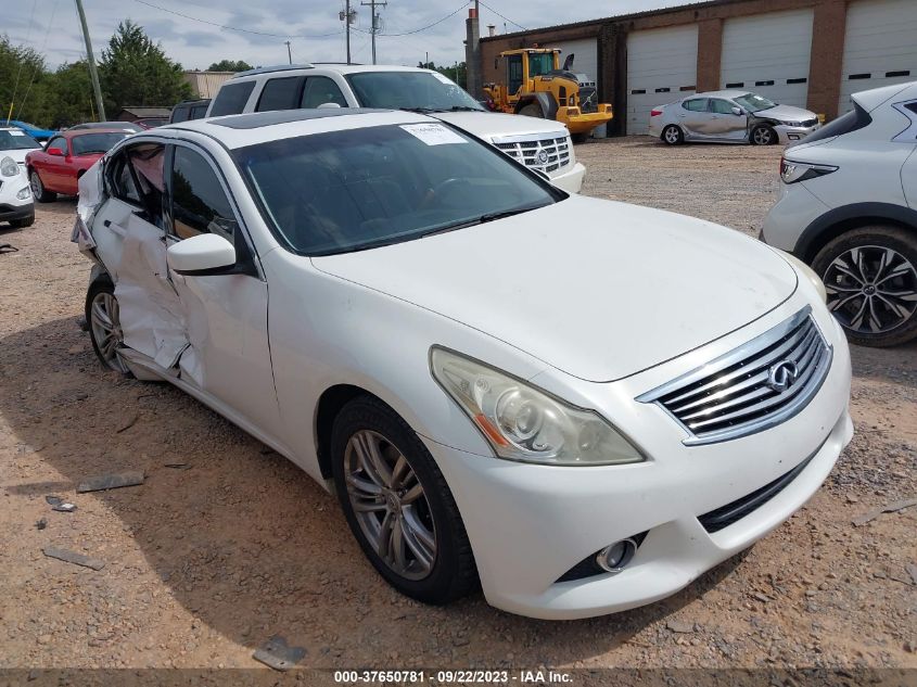 2011 Infiniti G37X VIN: JN1CV6AR0BM351018 Lot: 37650781