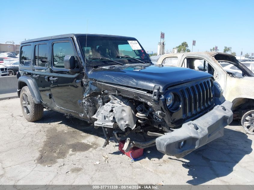 2021 Jeep Wrangler Unlimited Sport Altitude 4X4 VIN: 1C4HJXDG6MW720597 Lot: 37711339