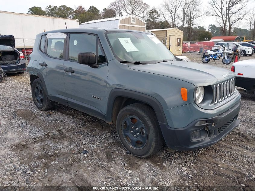 2017 Jeep Renegade Sport Fwd VIN: ZACCJAAH9HPF09532 Lot: 38784629