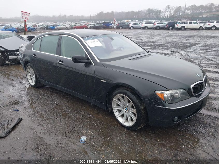 2006 BMW 750Li VIN: WBAHN835X6DT31094 Lot: 38911491