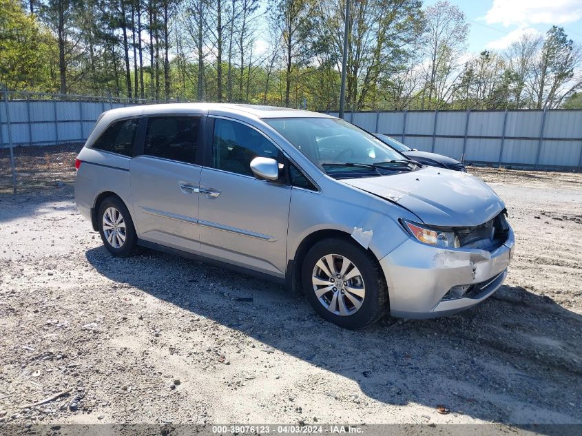 2015 Honda Odyssey Ex-L VIN: 5FNRL5H60FB022319 Lot: 39076123