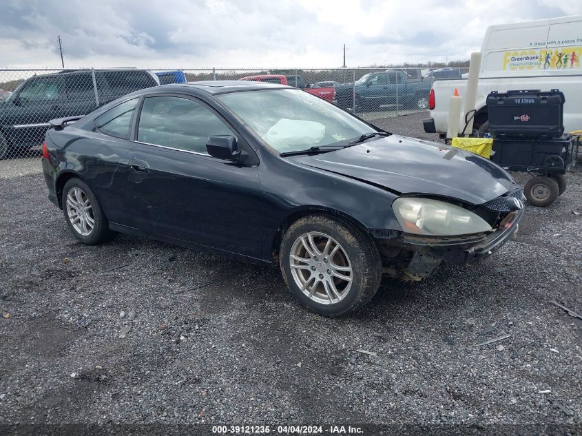 2006 Acura Rsx VIN: JH4DC53826S001637 Lot: 39121235