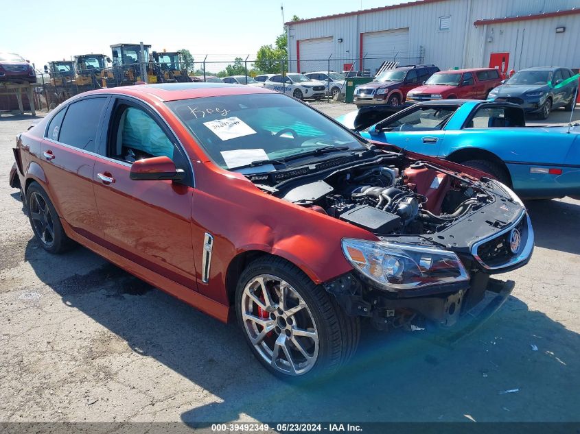 2016 Chevrolet Ss VIN: 6G3F15RW3GL208106 Lot: 39492349