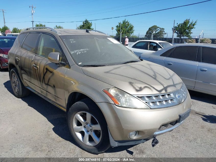 2006 Nissan Murano Se VIN: JN8AZ08W46W515757 Lot: 39744810