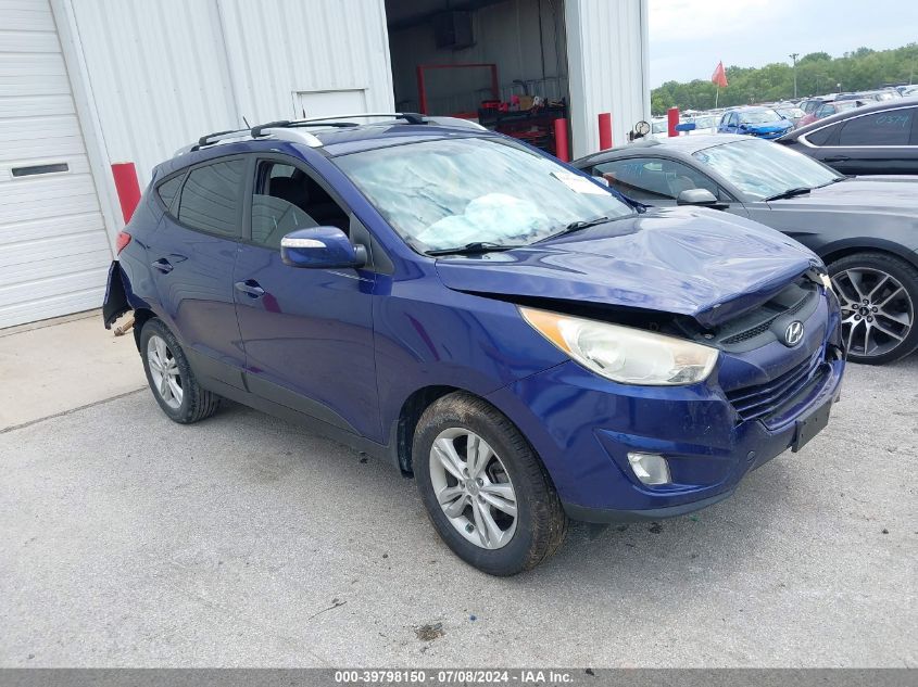 2013 Hyundai Tucson Gls VIN: KM8JU3AC1DU637346 Lot: 39798150