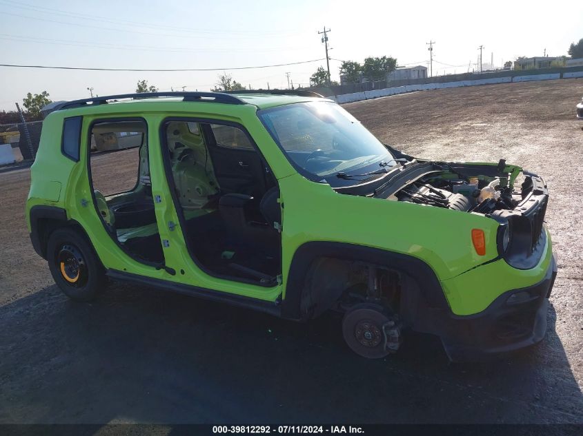 2017 Jeep Renegade Altitude Fwd VIN: ZACCJABB7HPF57489 Lot: 39812292