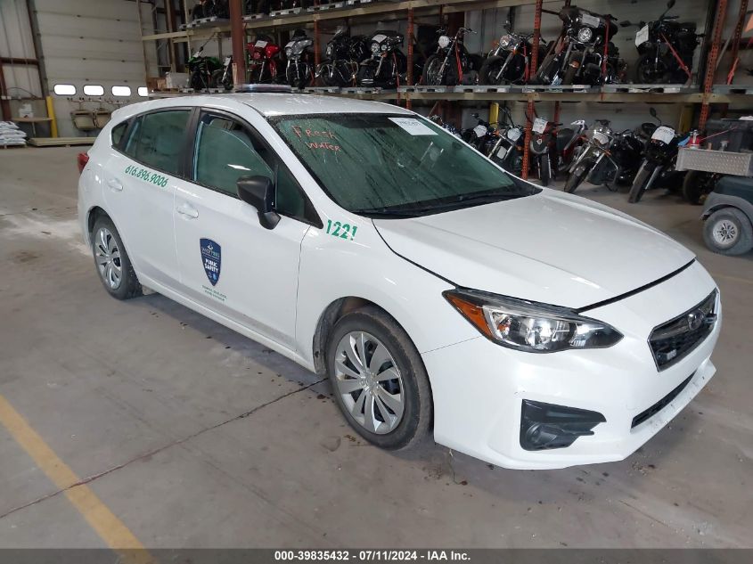 2019 Subaru Impreza 2.0I VIN: 4S3GTAA64K3727559 Lot: 39835432