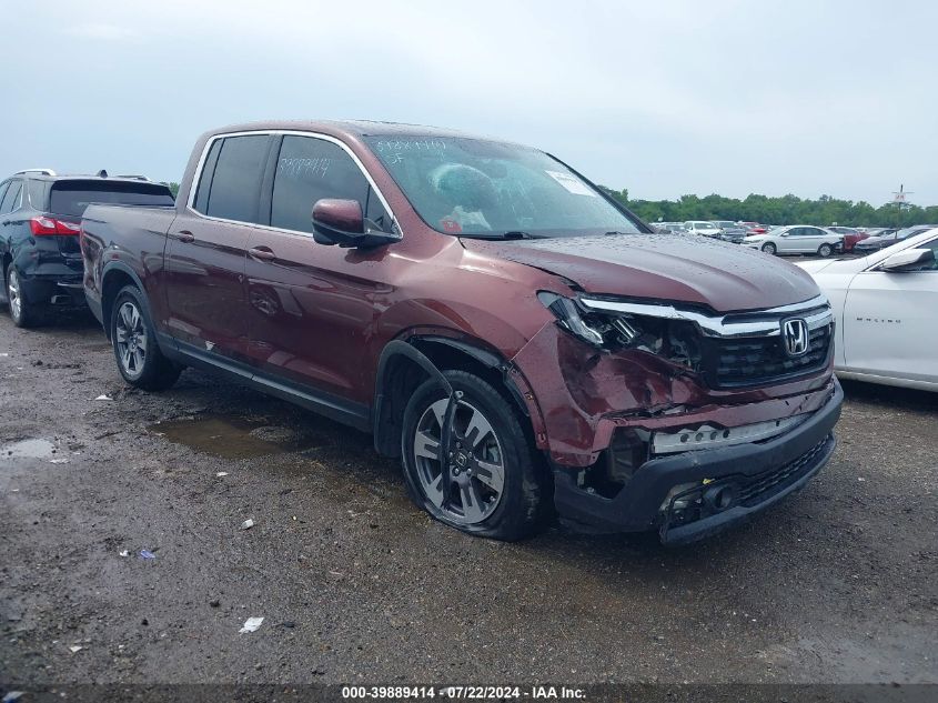 2019 Honda Ridgeline Rtl-T VIN: 5FPYK2F69KB001129 Lot: 39889414