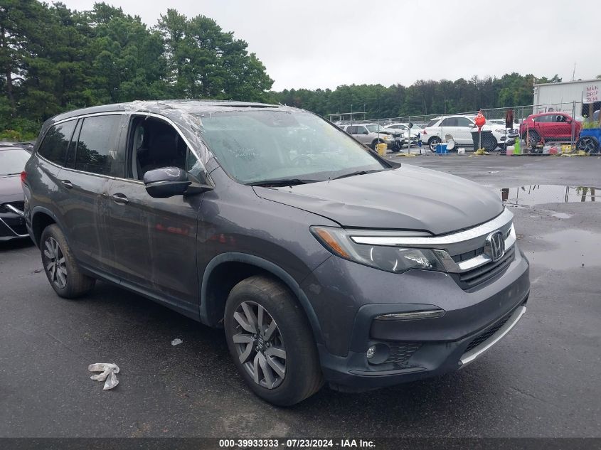 2019 Honda Pilot Ex-L VIN: 5FNYF6H58KB053845 Lot: 39933333