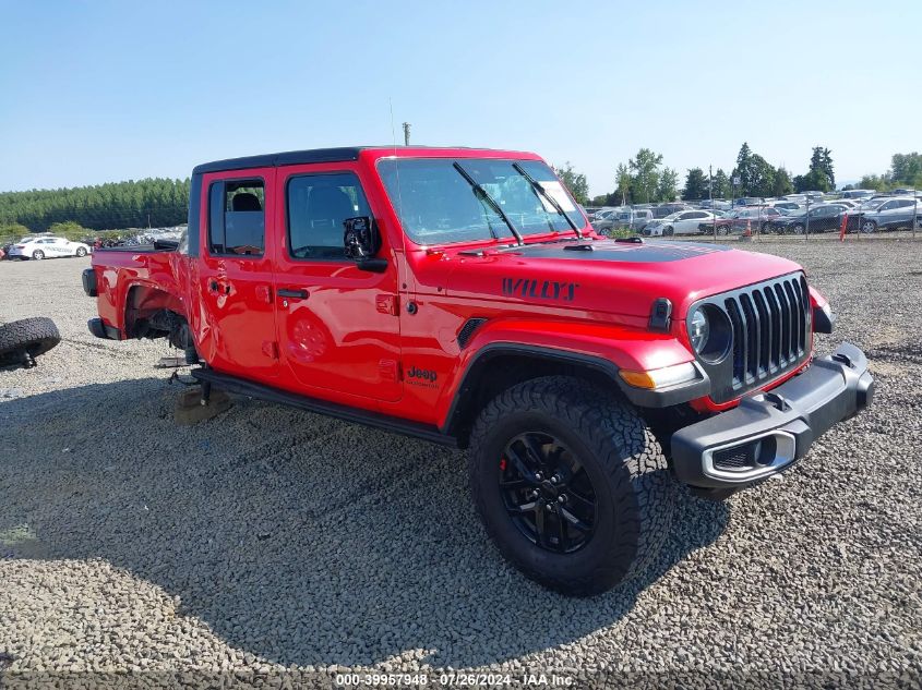 2021 Jeep Gladiator Sport S 4X4 VIN: 1C6JJTAG4ML622417 Lot: 39957948