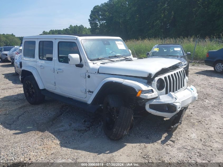 2021 Jeep Wrangler 4Xe Unlimited High Altitude 4X4 VIN: 1C4JJXP67MW789335 Lot: 39985819