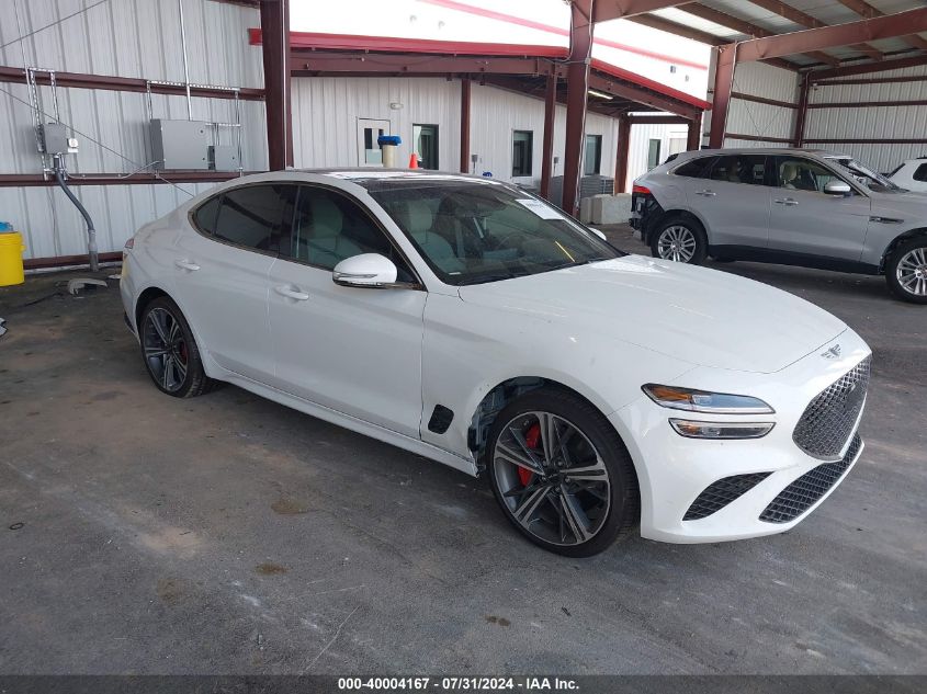 2024 Genesis G70 2.5T Awd VIN: KMTG34SC0RU138522 Lot: 40004167