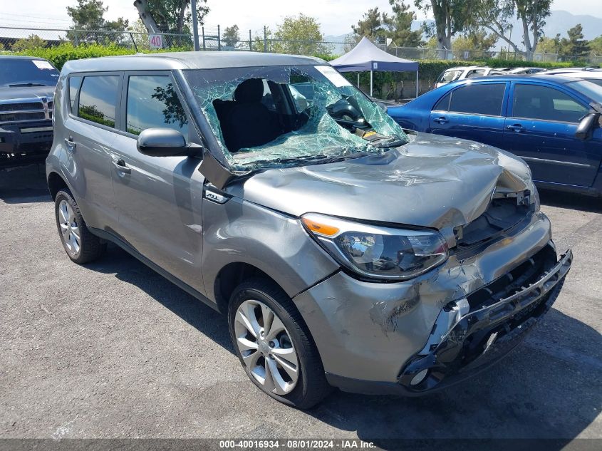 2016 Kia Soul + VIN: KNDJP3A53G7327490 Lot: 40016934