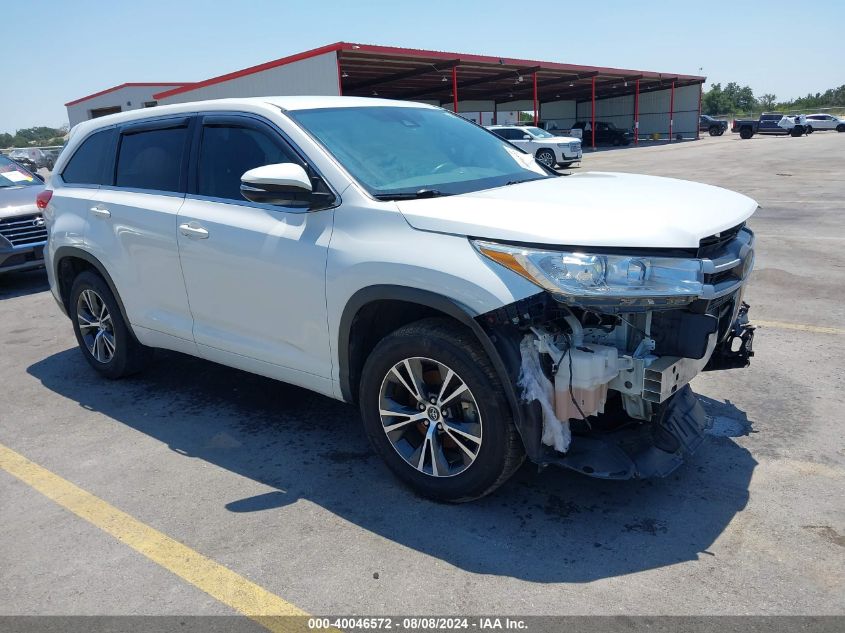 2017 Toyota Highlander Le Plus VIN: 5TDZZRFH7HS187986 Lot: 40046572