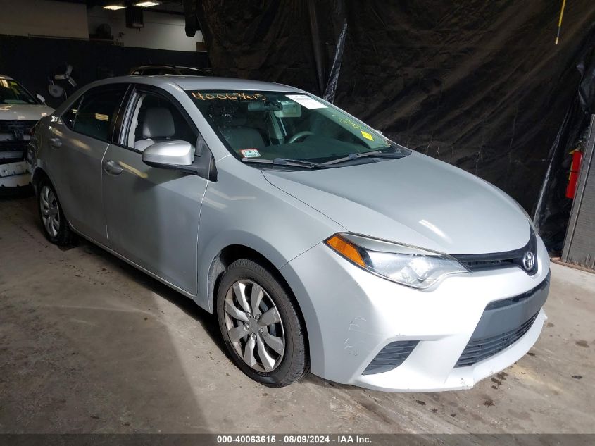 2014 Toyota Corolla Le VIN: 2T1BURHE2EC109879 Lot: 40063615