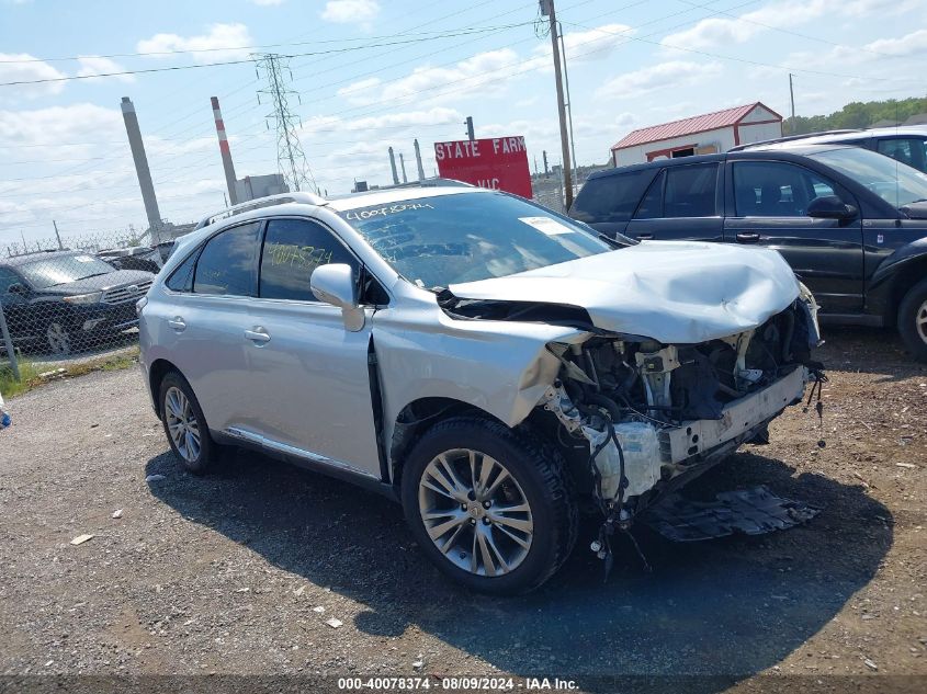 2013 Lexus Rx 450H VIN: JTJBC1BA1D2436309 Lot: 40078374