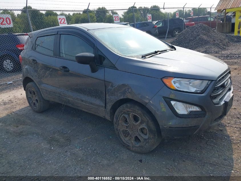 2021 Ford Ecosport S VIN: MAJ6S3FLXMC429406 Lot: 40116852