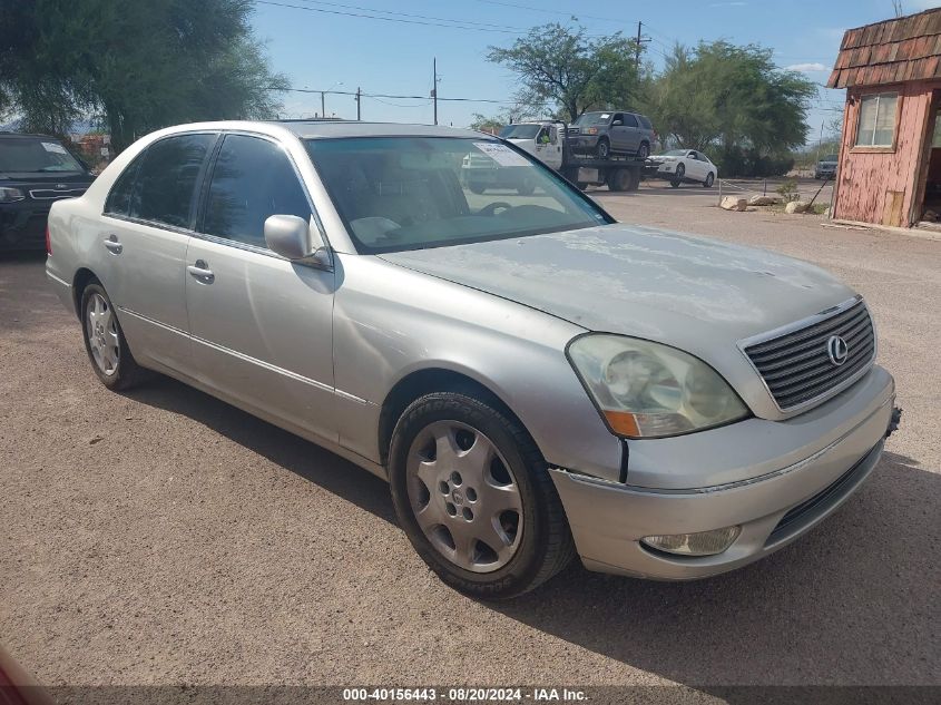 2003 Lexus Ls 430 VIN: JTHBN30F530118161 Lot: 40156443