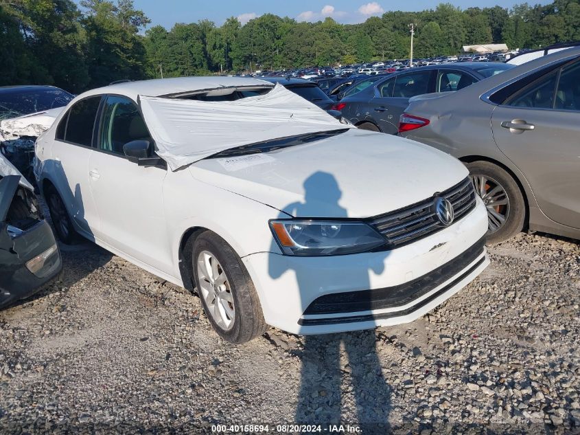 2015 Volkswagen Jetta 1.8T Se VIN: 3VWD17AJ7FM235397 Lot: 40158694