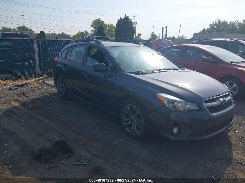 2014 Subaru Impreza 2.0I Sport Premium VIN: JF1GPAL61E8279537 Lot: 40187292