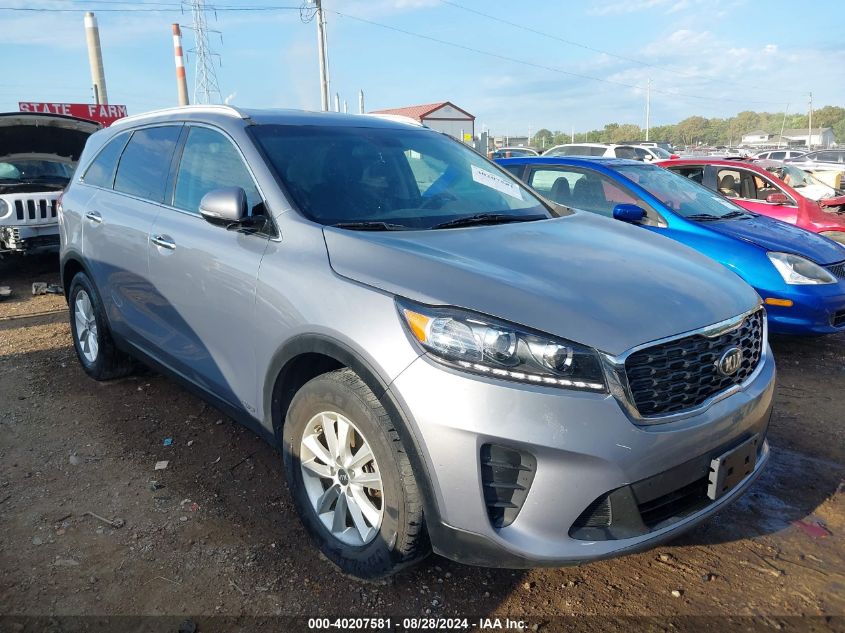 2019 Kia Sorento 2.4L Lx VIN: 5XYPGDA39KG603214 Lot: 40207581