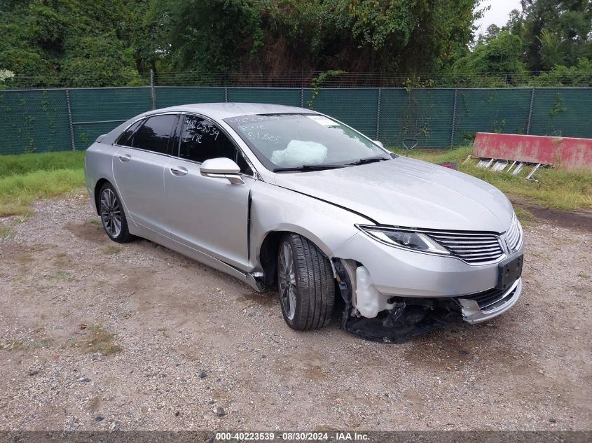 2015 Lincoln Mkz Hybrid VIN: 3LN6L2LU2FR624432 Lot: 40223539