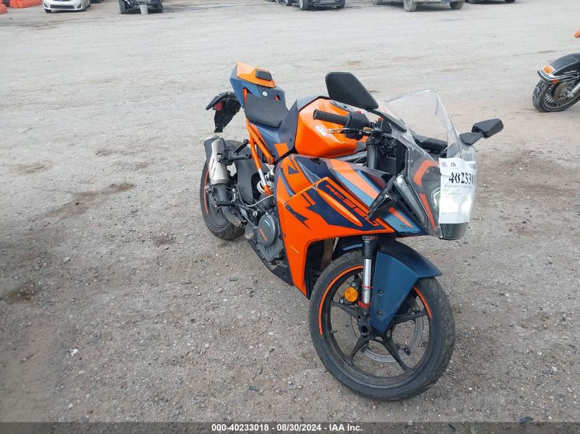 2022 Ktm 390 Rc VIN: MD2JYJ404NC217161 Lot: 40233018