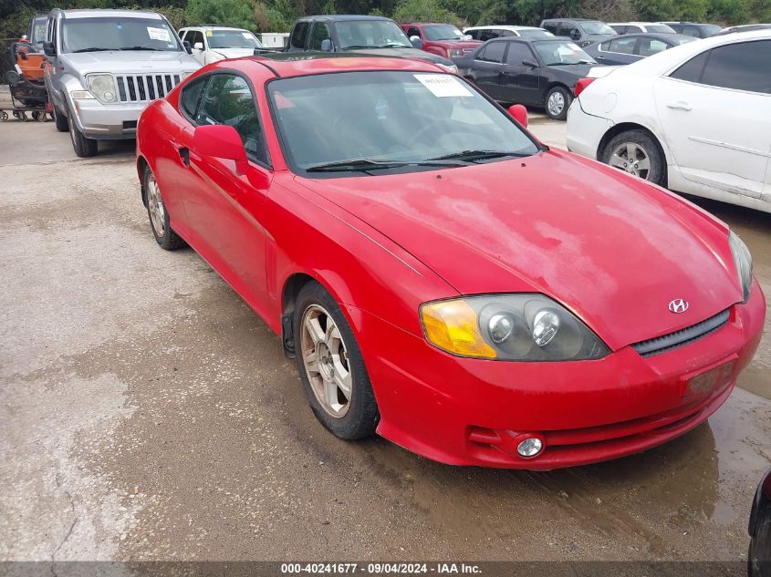 2003 Hyundai Tiburon Gt V6 VIN: KMHHN65F93U099222 Lot: 40241677