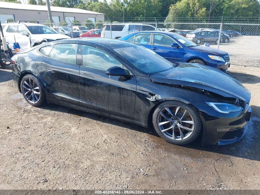 2022 Tesla Model S Plaid Tri Motor All-Wheel Drive VIN: 5YJSA1E64NF486989 Lot: 40256145