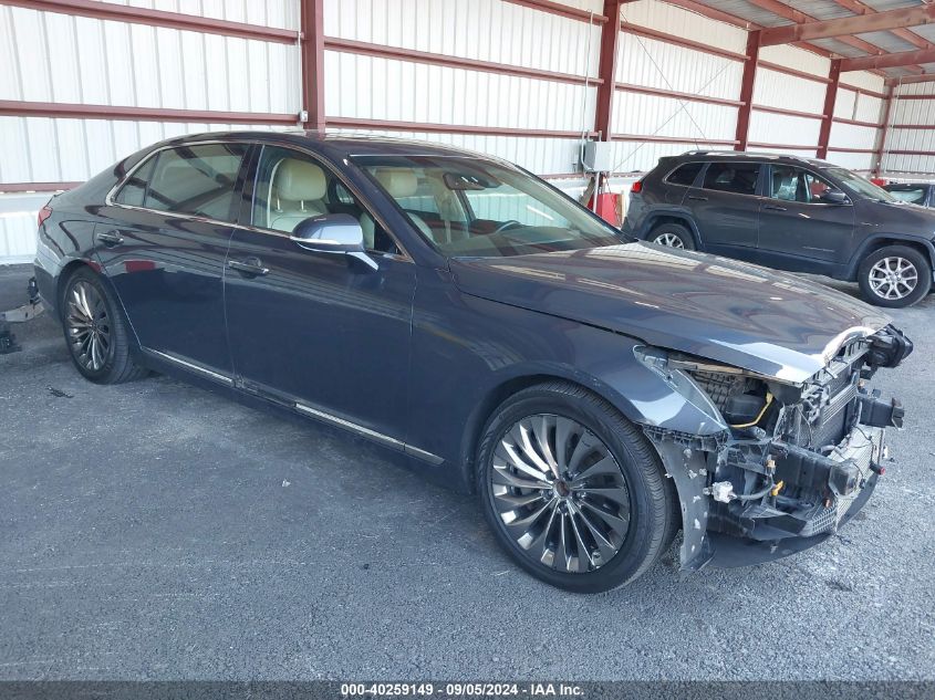 2017 Genesis G90 3.3T Premium VIN: KMHG34JA2HU025437 Lot: 40259149