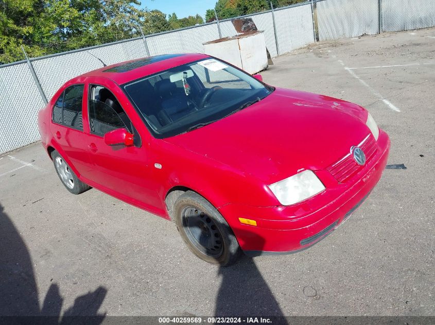 2001 Volkswagen Jetta Gls Vr6 VIN: 3VWSG29M01M002638 Lot: 40259569