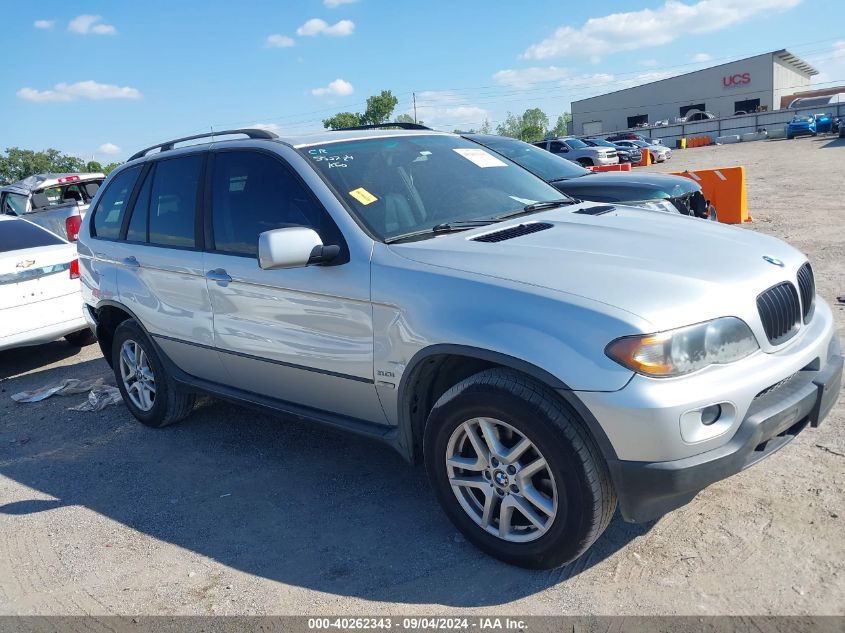 2004 BMW X5 3.0I VIN: 5UXFA13554LU21929 Lot: 40262343