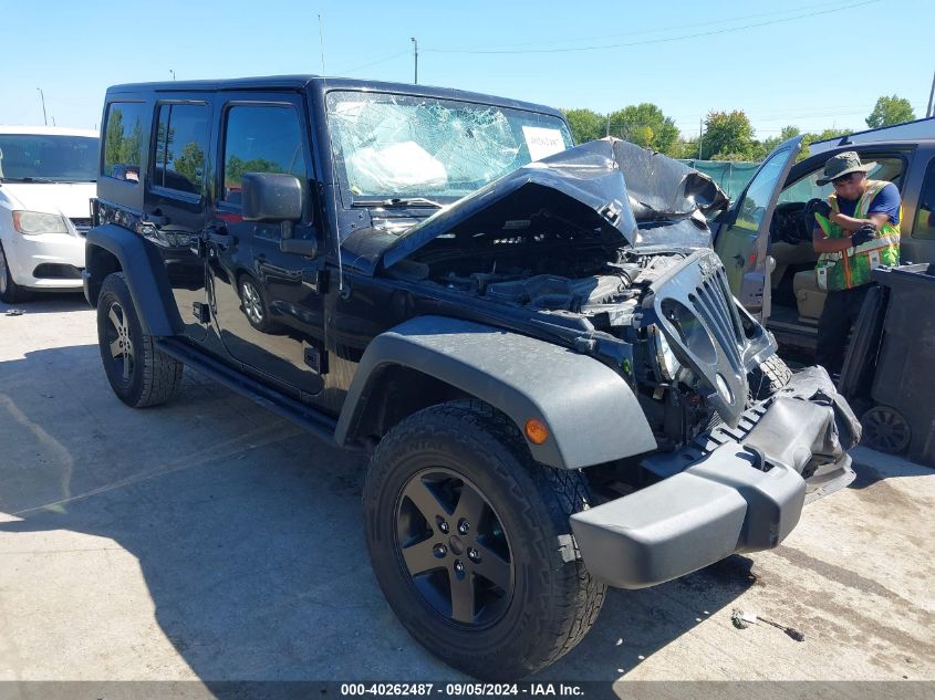 2016 Jeep Wrangler Unlimited Black Bear VIN: 1C4BJWDG4GL160195 Lot: 40262487