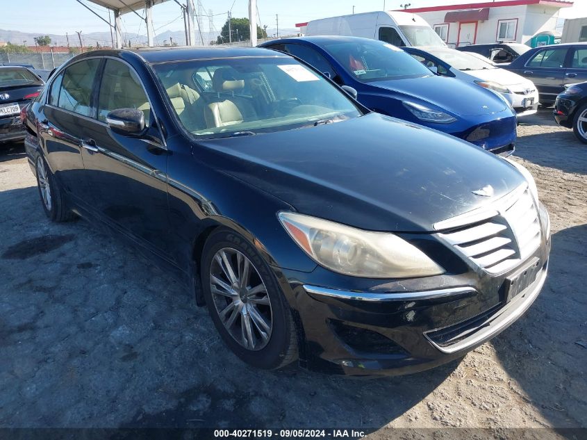 2012 Hyundai Genesis 3.8L VIN: KMHGC4DD4CU185706 Lot: 40271519