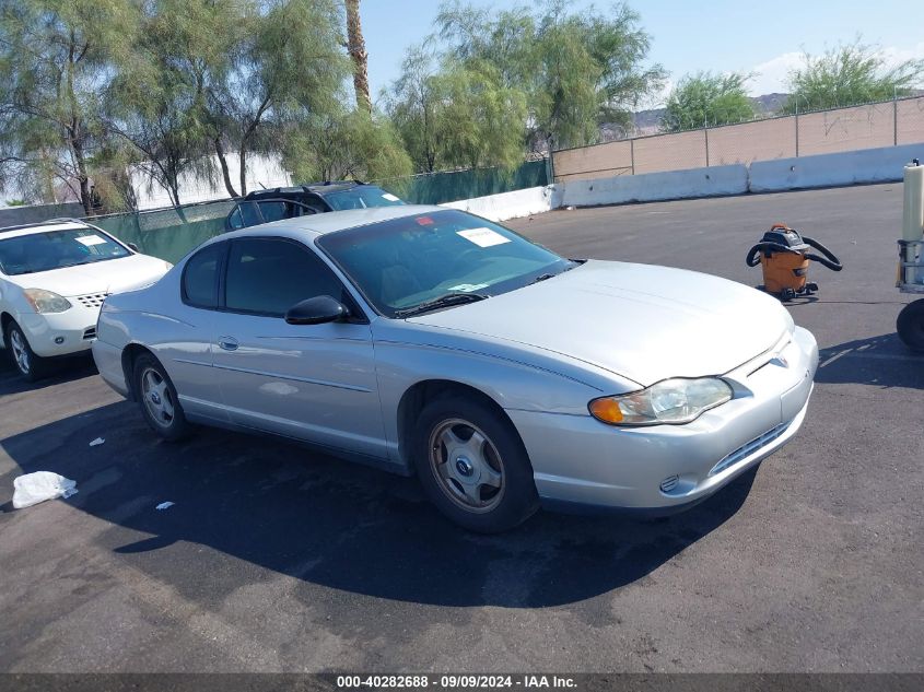 2002 Chevrolet Monte Carlo Ls VIN: 2G1WW12E729316908 Lot: 40282688