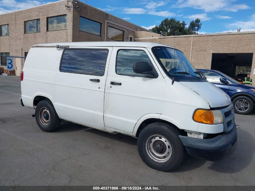 1998 Dodge Ram Van 1500 Commercial/Conversion VIN: 2B7HB11X2WK138791 Lot: 40371986